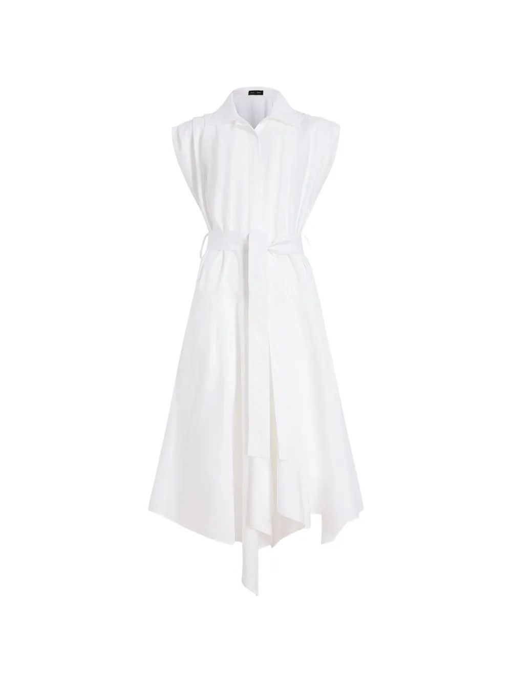Proenza Schouler Adinna belted midi shirt dress - White