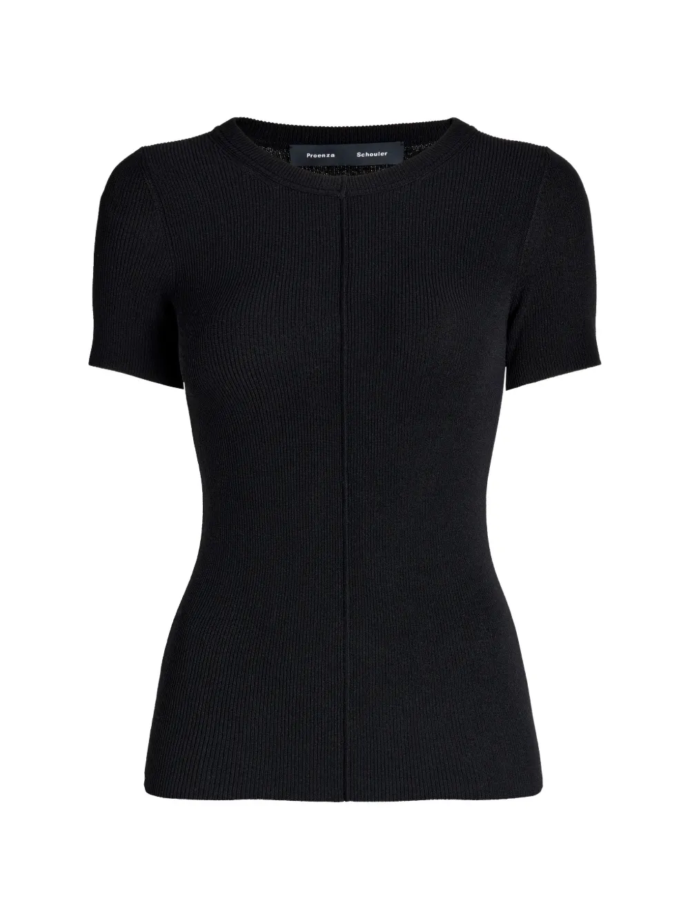 Proenza Schouler Sky ribbed T-shirt - Schwarz