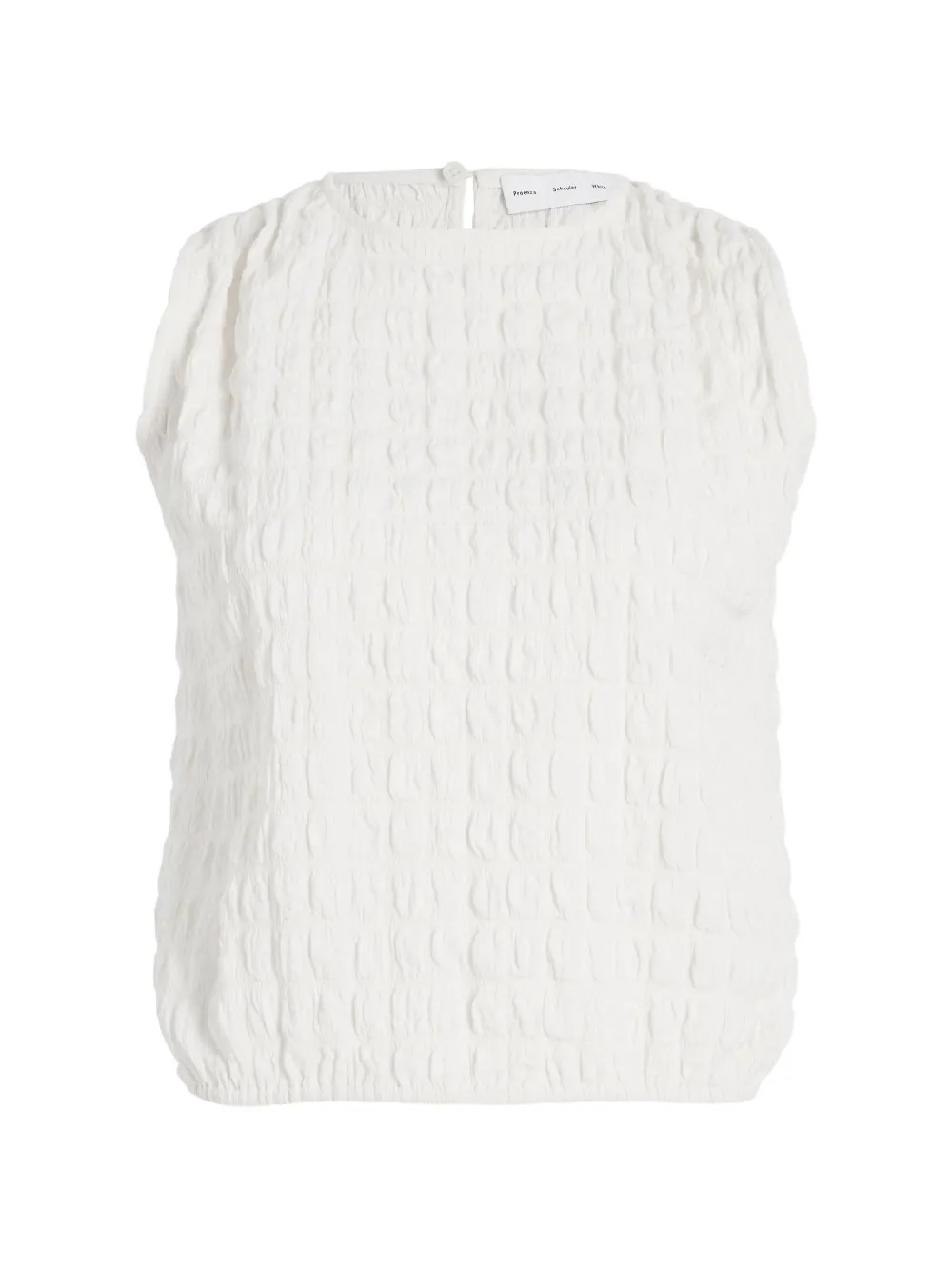 Proenza Schouler White Label Bradley top met ronde hals en textuur Beige