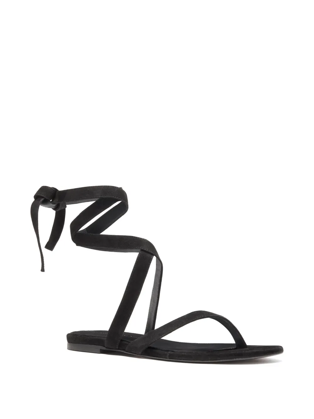 Proenza Schouler Tee wikkelsandalen Zwart