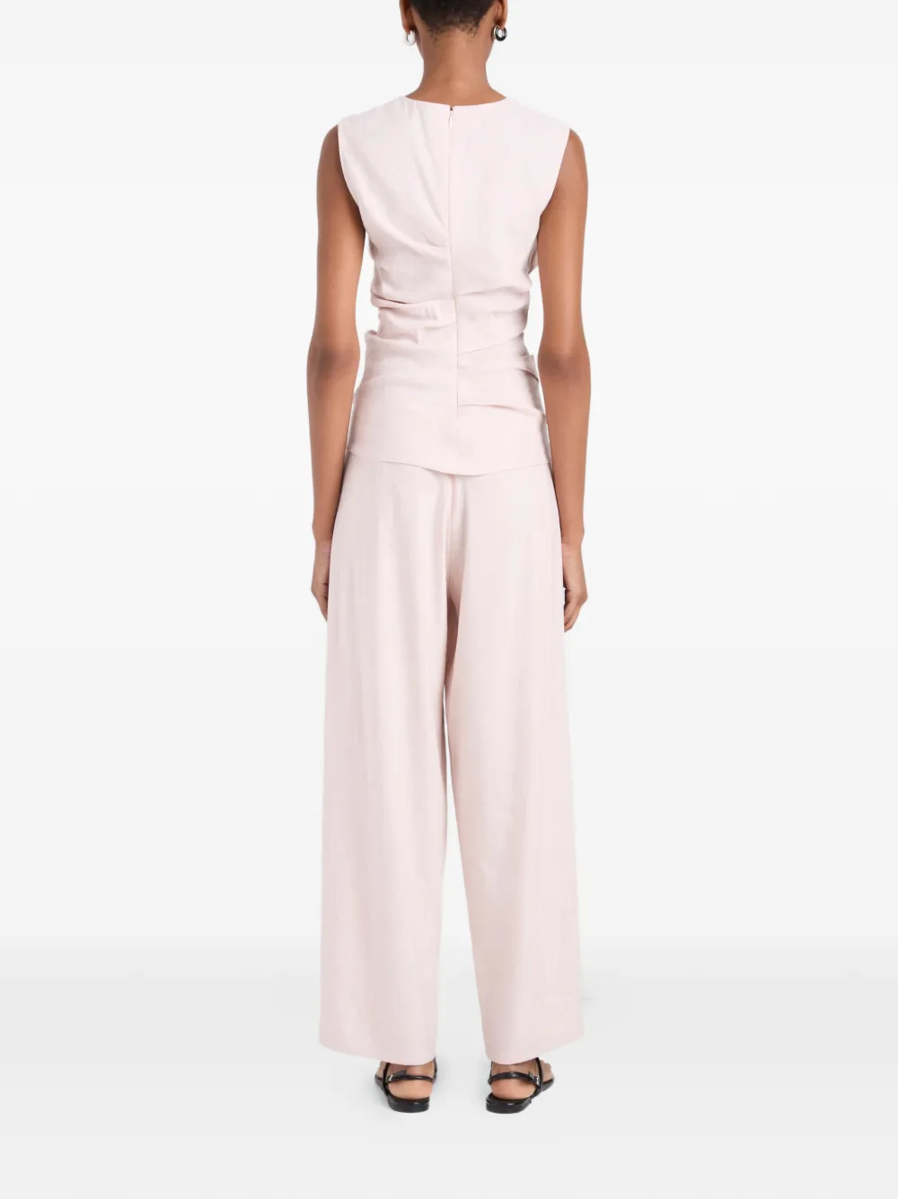 Proenza Schouler White Label Calla palazzo broek Roze