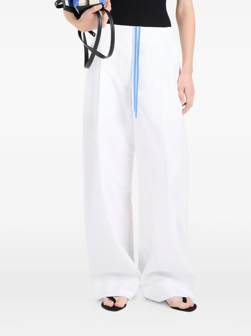 Proenza Schouler Lissia pleated trousers - Bianco