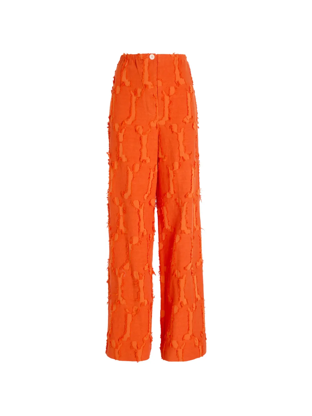 Proenza Schouler White Label Shilo jacquard trousers - Arancione