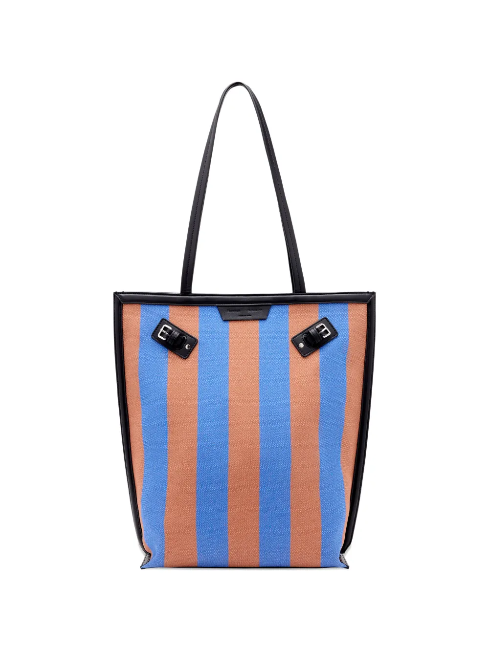 Proenza Schouler North South Days striped canvas tote bag - Blu