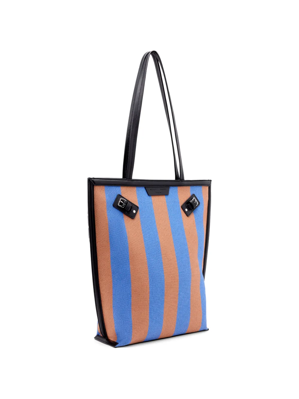 Proenza Schouler North South Days gestreepte canvas shopper Blauw