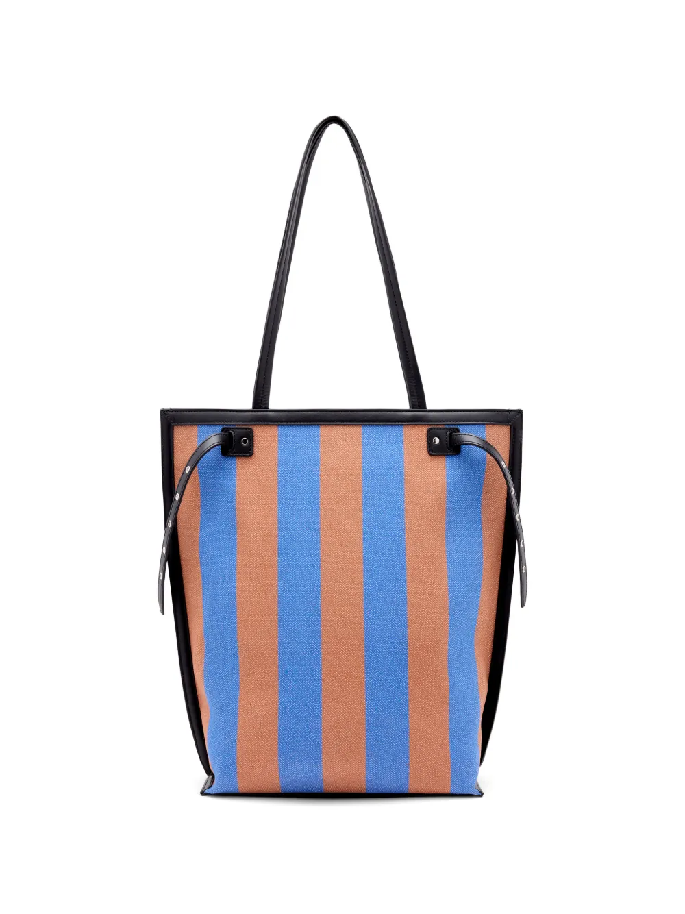 Proenza Schouler North South Days gestreepte canvas shopper Blauw