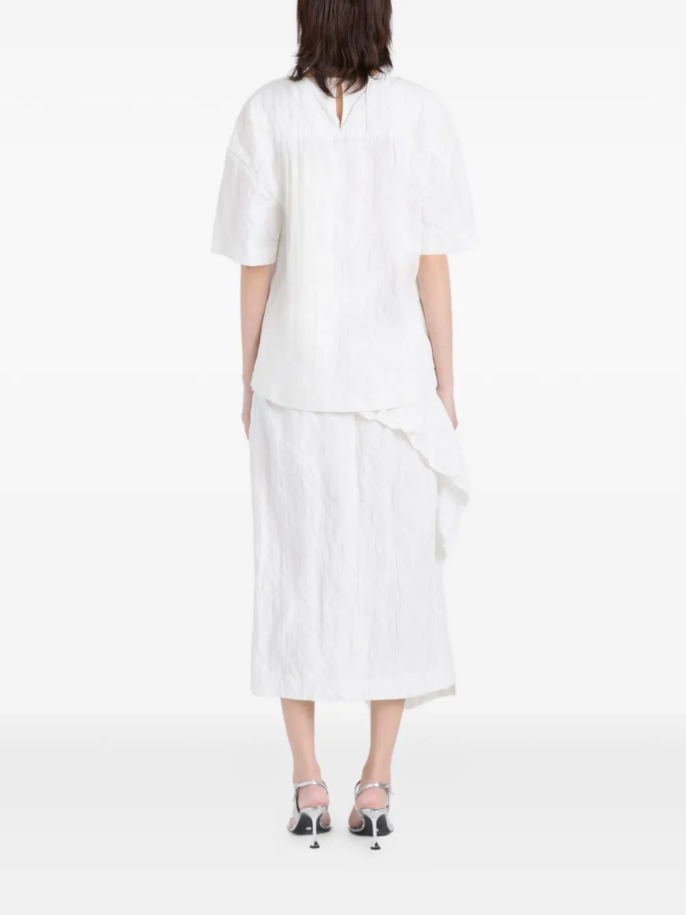 Proenza Schouler Hansly top met textuur Wit