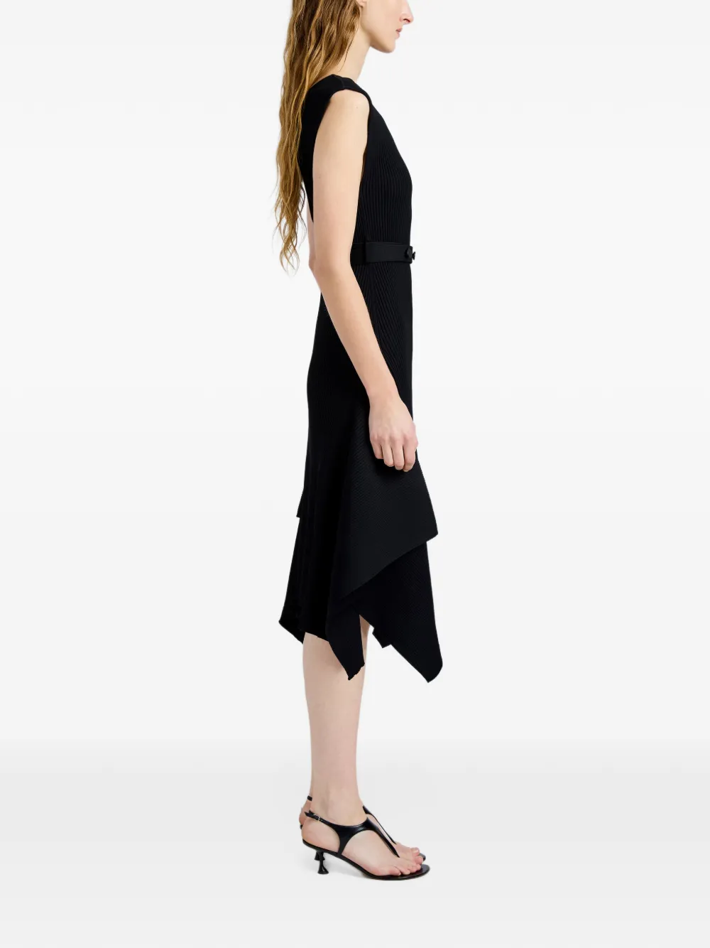 Proenza Schouler Artemis jurk met ceintuur Zwart