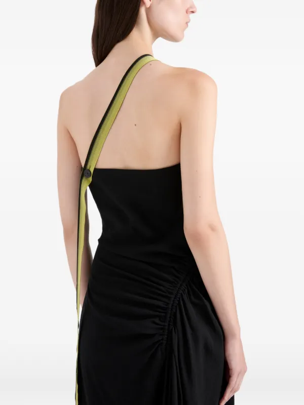 satin one shoulder ruched maxi dress QYMKINQQ Womens Casual Solid Color Satin One Shoulder Ruched Backless High Slit Maxi Dress Maxi Dresses at Amazon Women's Clothing store
