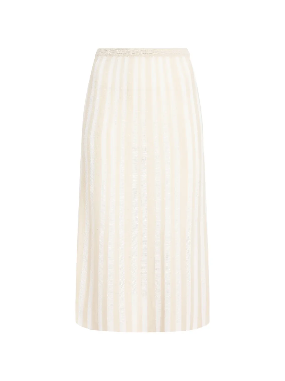 Proenza Schouler White Label Isley rib-knit midi skirt - Toni neutri