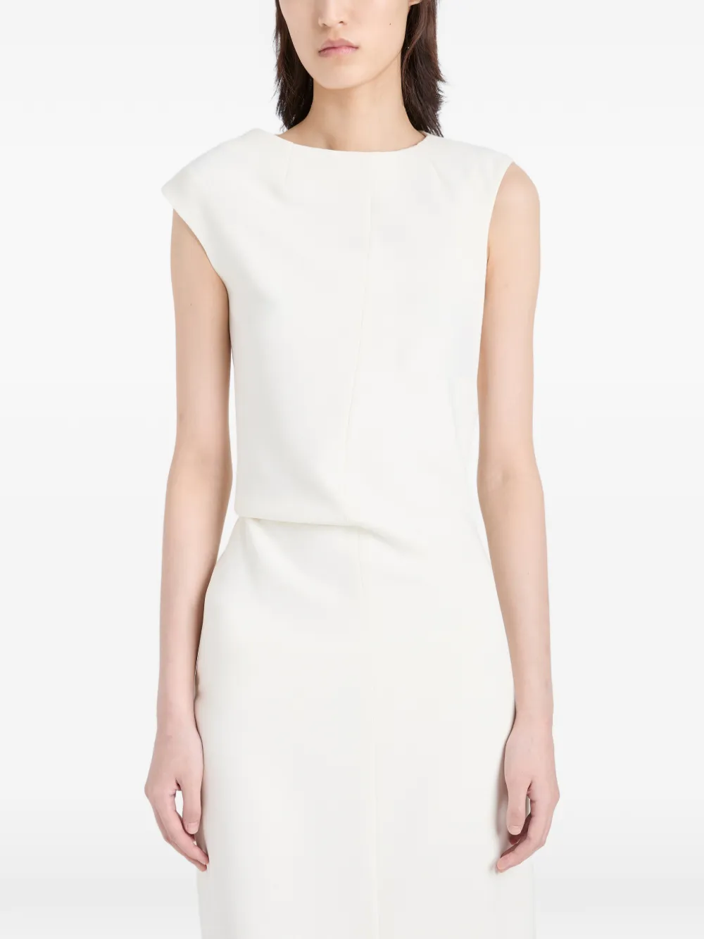 Proenza Schouler Damea midi-jurk Beige