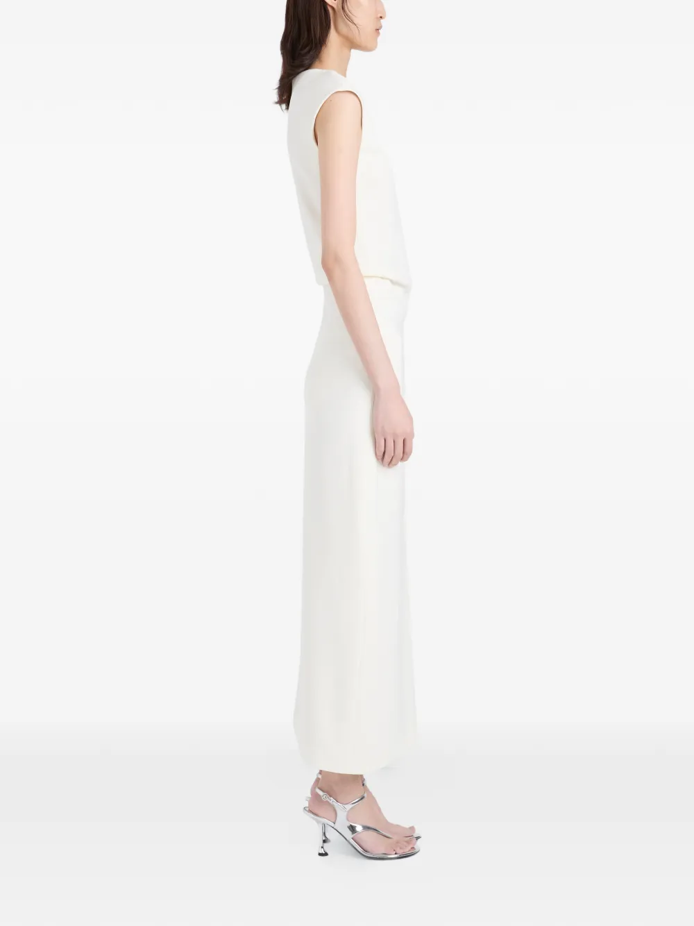 Proenza Schouler Damea midi-jurk Beige