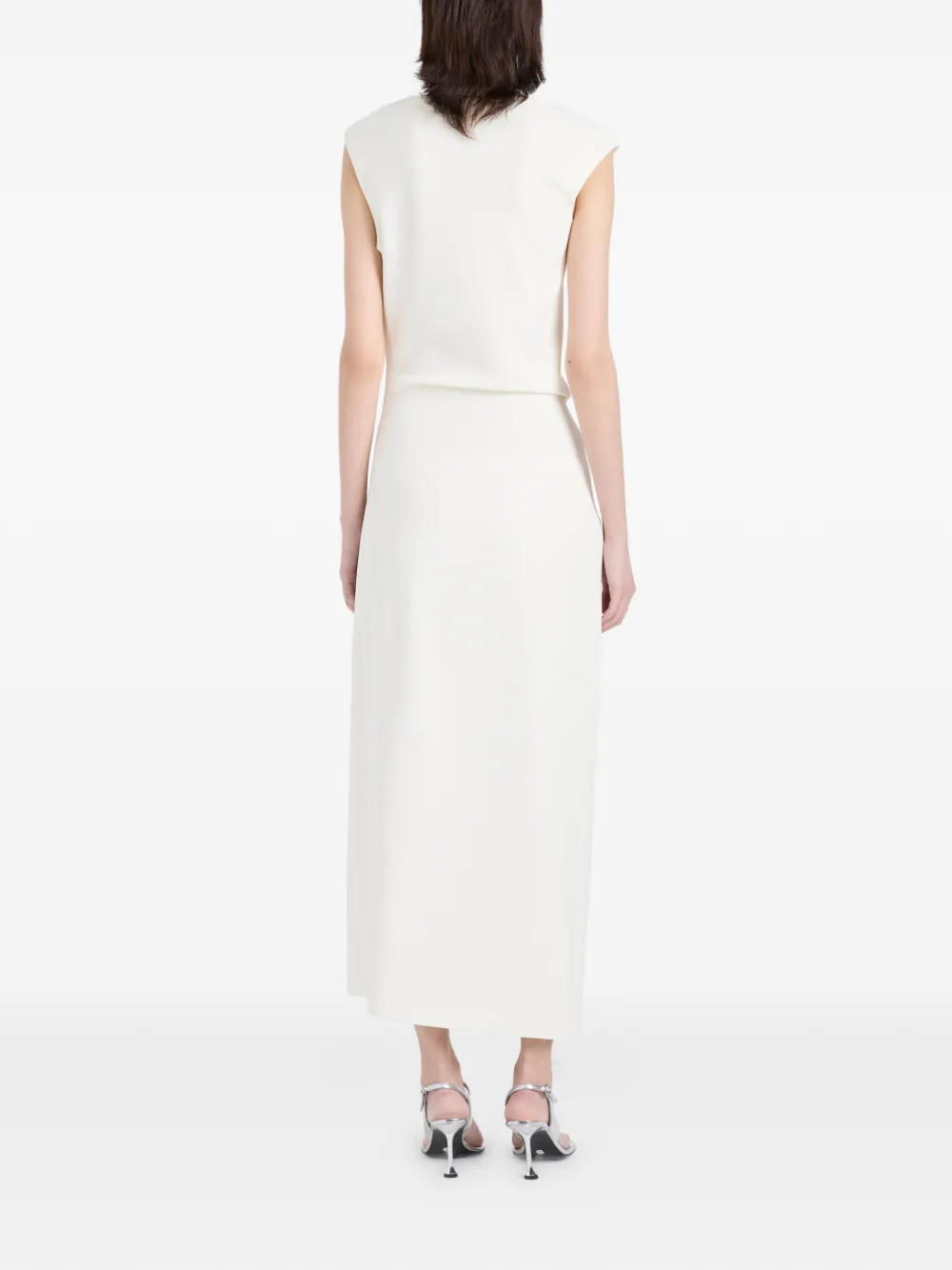 Proenza Schouler Damea midi-jurk Beige