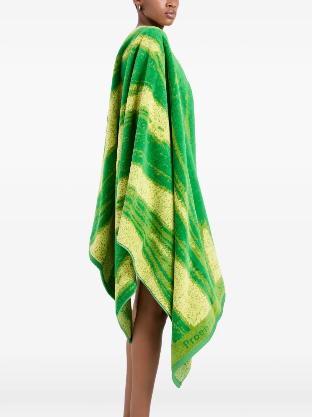  Proenza Schouler Serviette De Bain à Imprimé Abstrait - Vert 