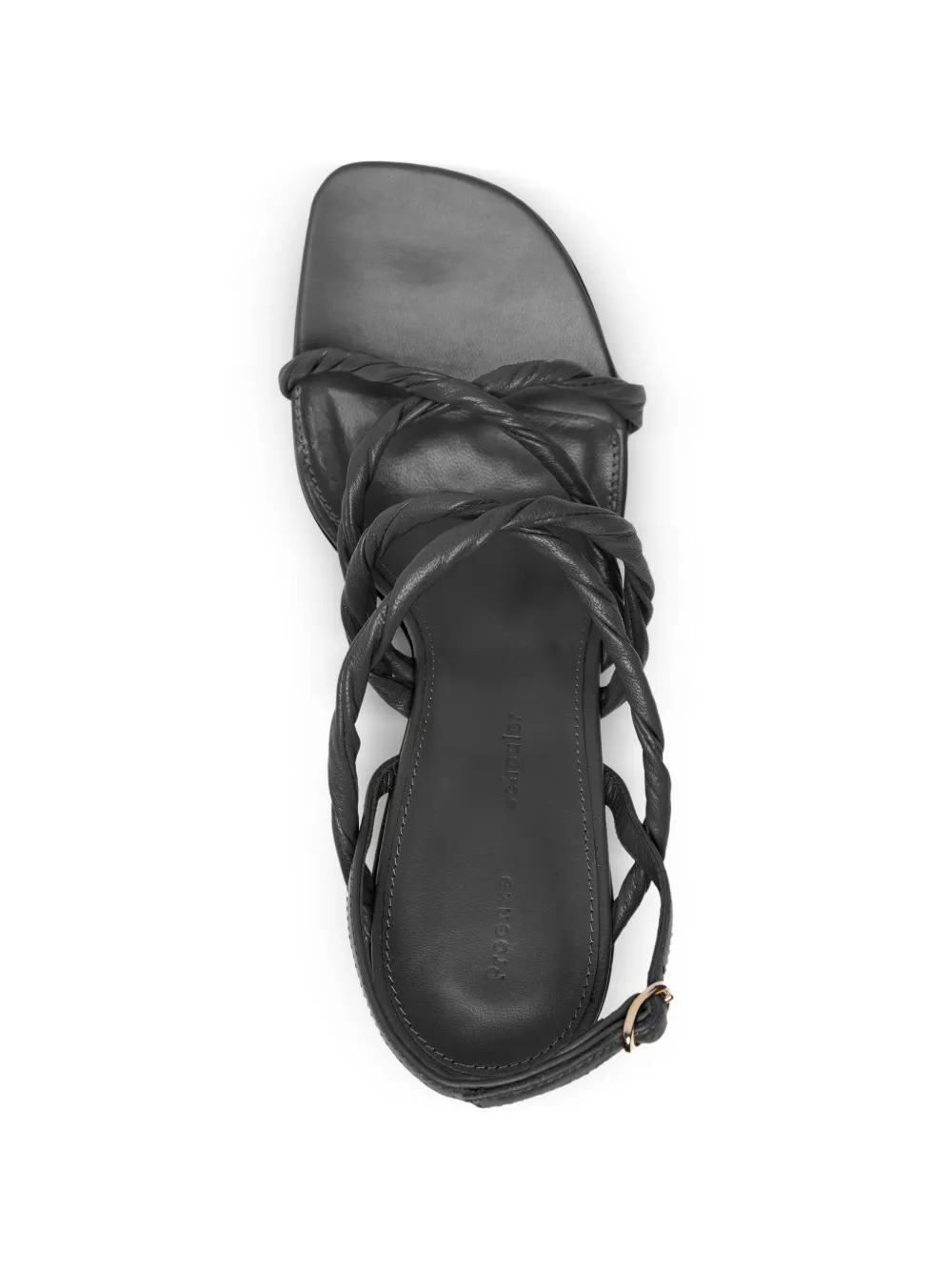 Proenza Schouler Twist Slant sandals Zwart