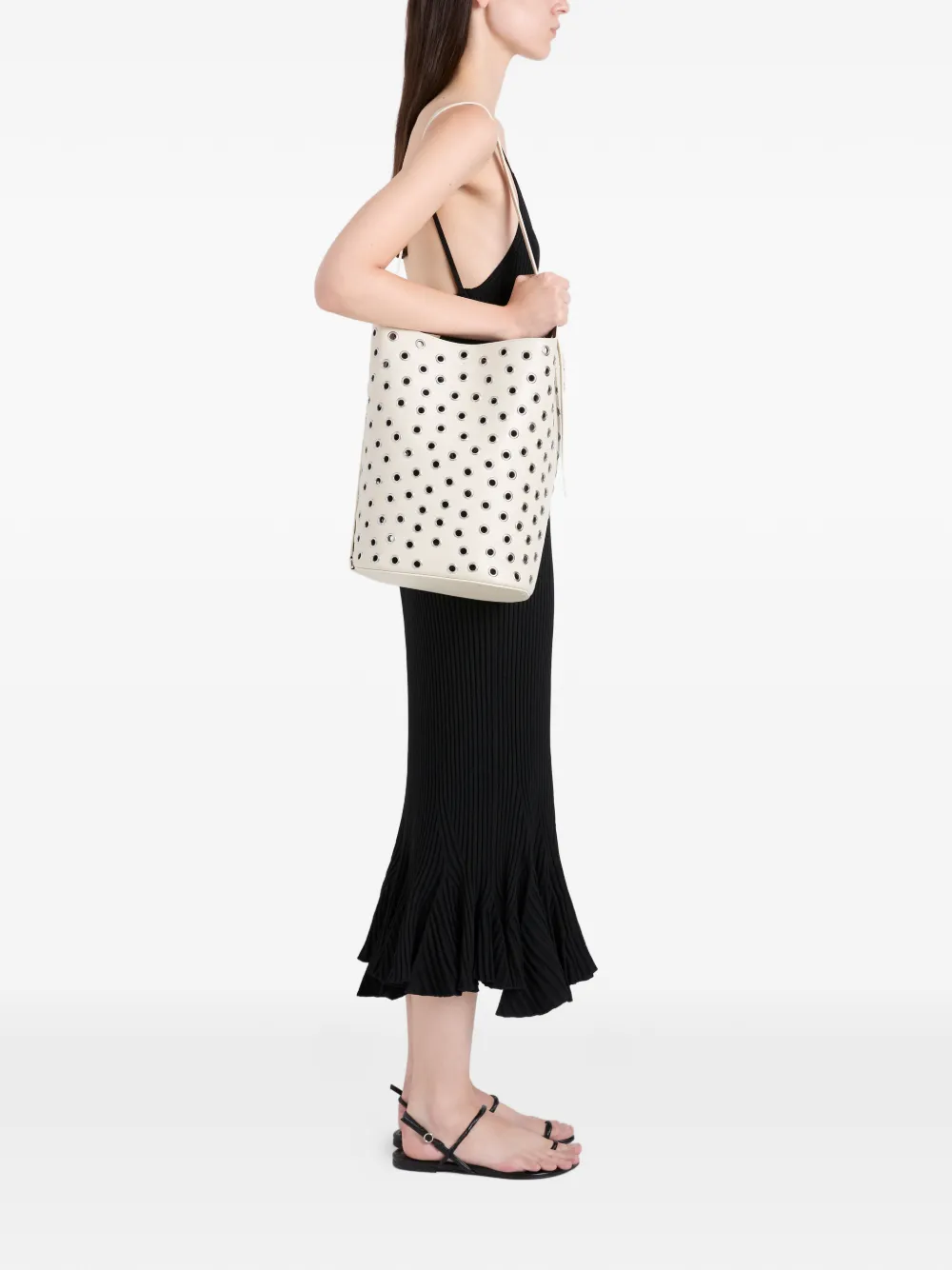 Proenza Schouler Brant bucket-tas Beige