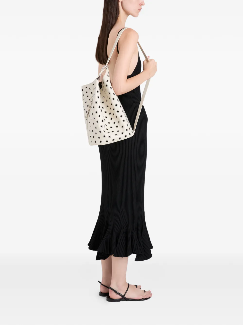 Proenza Schouler Brant bucket-tas Beige