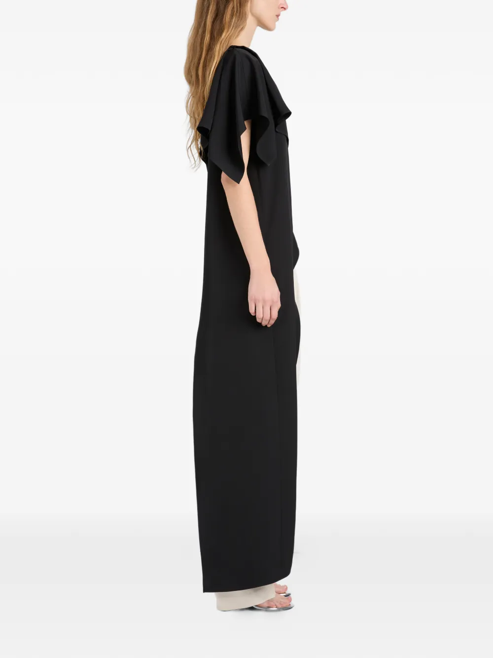 Proenza Schouler Haya top met ruches Zwart