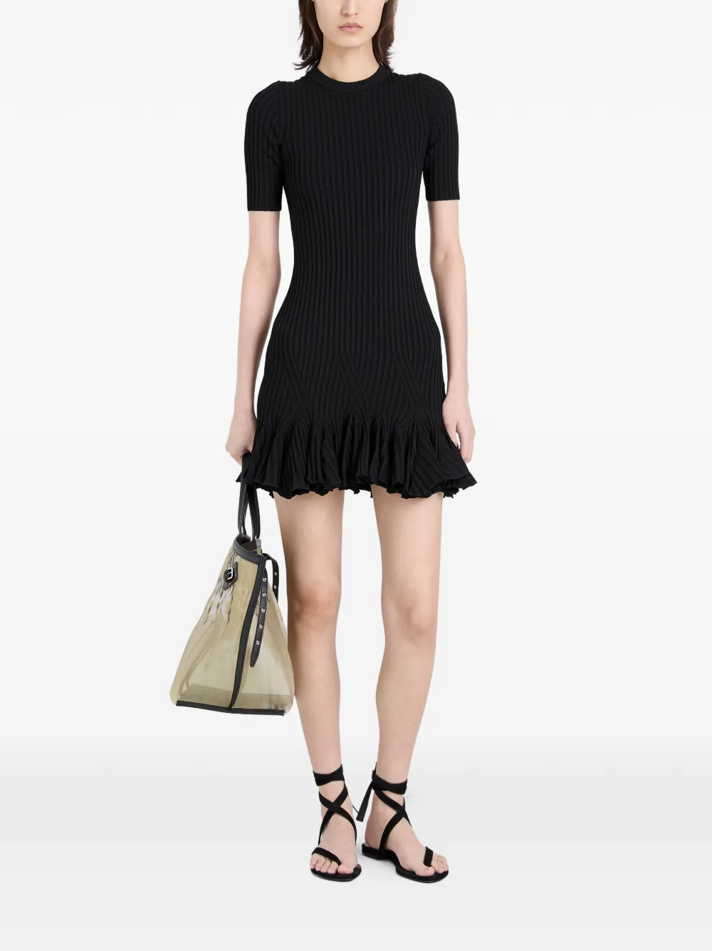 Proenza Schouler Leandra jurk Zwart