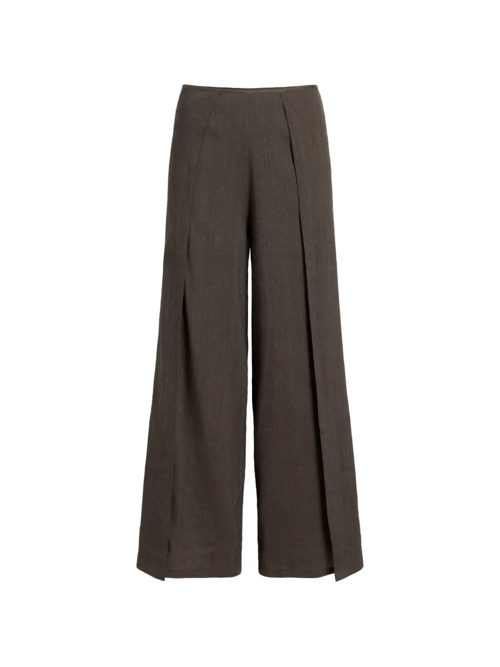 Proenza Schouler White Label Calla geplooide palazzo broek Bruin