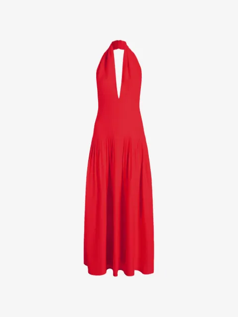Proenza Schouler Tala V-neck georgette maxi dress