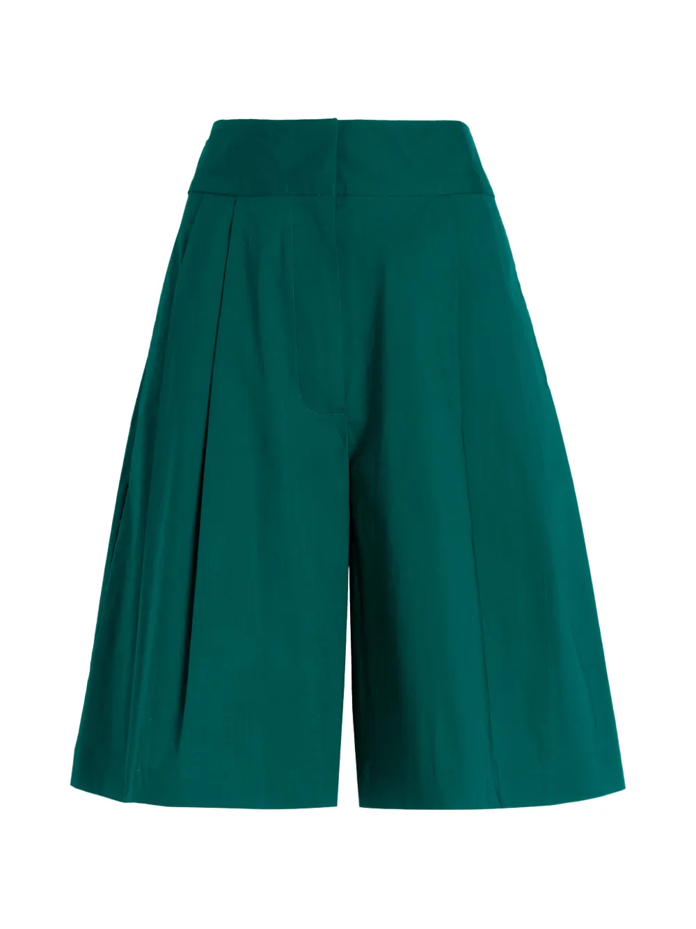Proenza Schouler White Label Clio pleated shorts - Verde