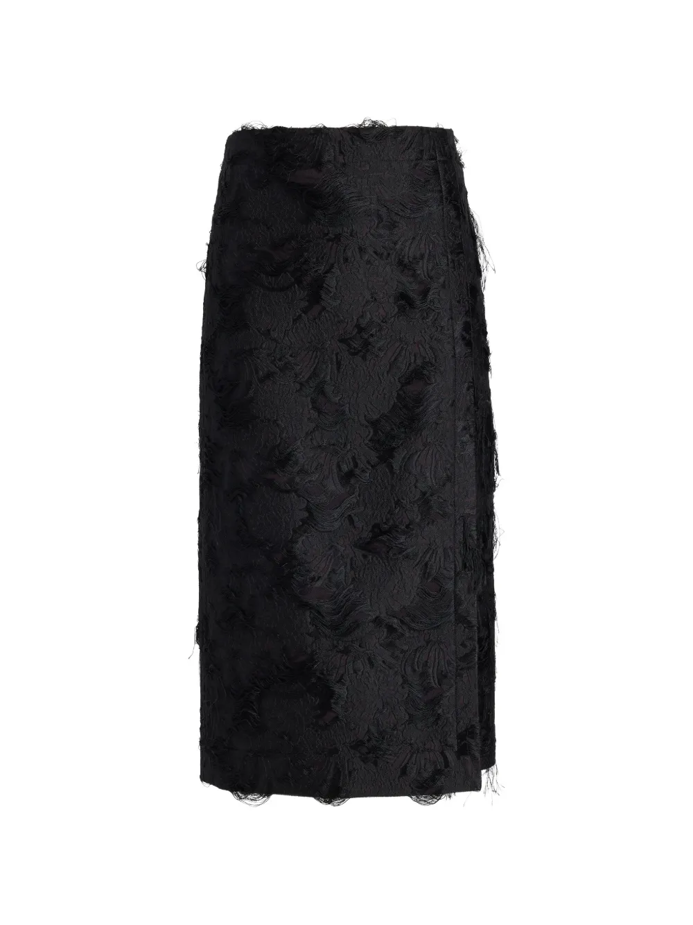 Proenza Schouler Dalma midi-rok met jacquard Zwart