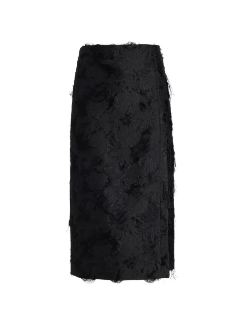 Proenza Schouler Dalma skirt in chrysanthemum float jacquard
