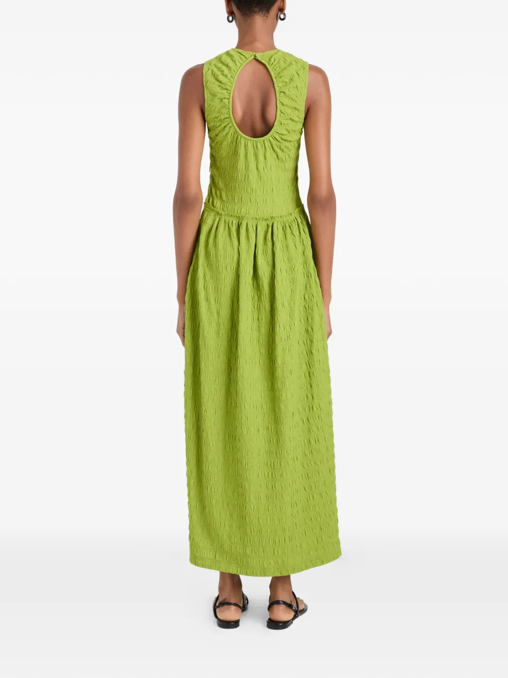 Proenza Schouler White Label Zoira maxi-jurk met textuur Groen