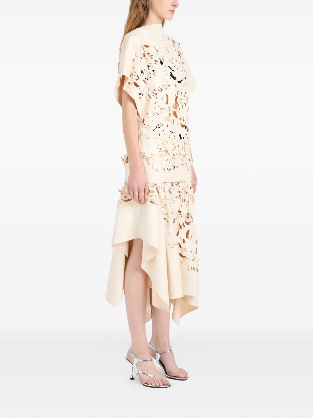 Proenza Schouler Dima uitgesneden top Beige