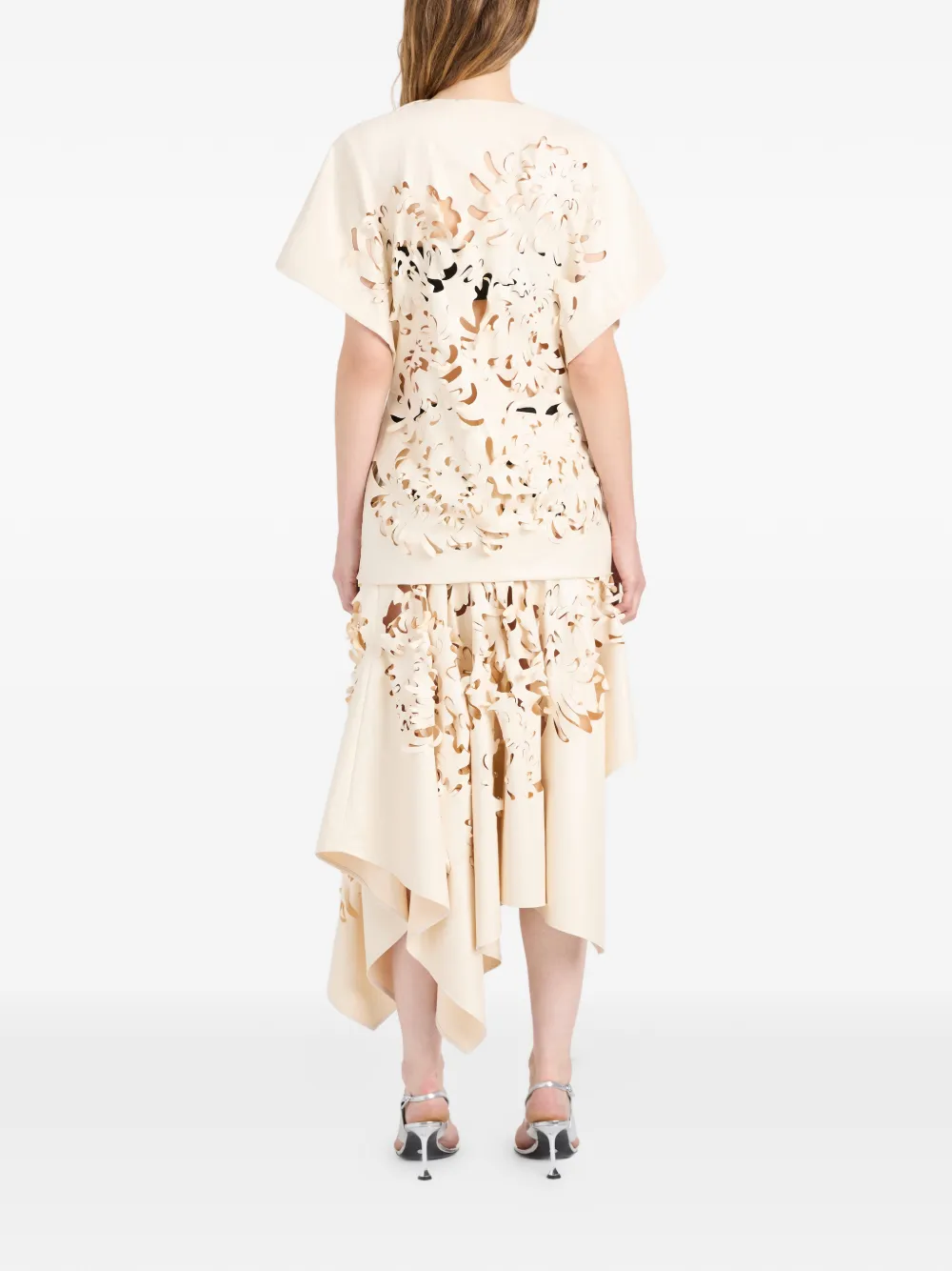 Proenza Schouler Dima uitgesneden top Beige