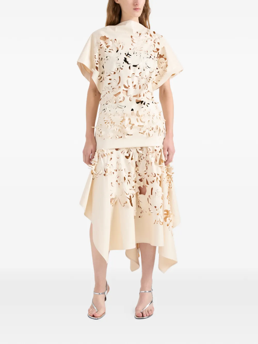  Proenza Schouler Dima Laser-cut Top - Neutrals 