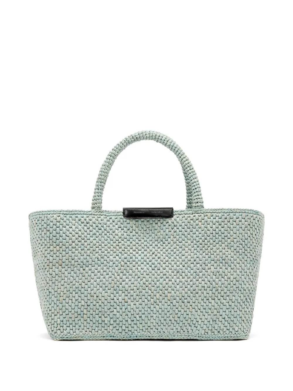 Proenza Schouler Chelsea raffia tote bag - Blu