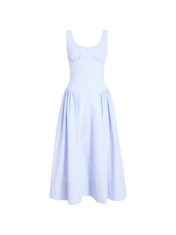 blue proenza schouler dress Proenza Schouler Cutout Jersey Maxi Dress
