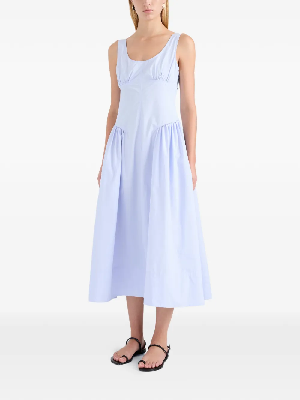 Proenza Schouler White Label Midi-jurk Blauw
