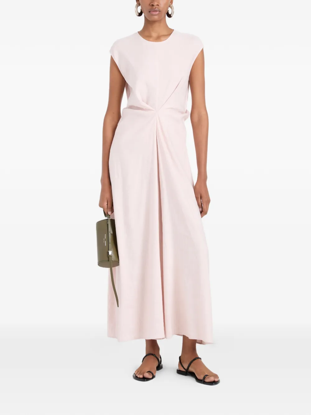 Proenza Schouler White Label Miranda gedraaide jurk Roze