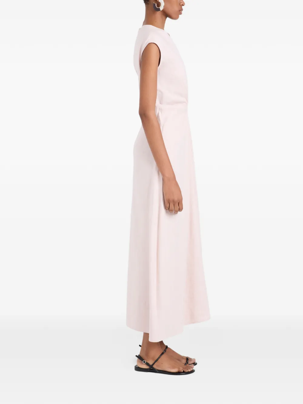 Proenza Schouler White Label Miranda gedraaide jurk Roze