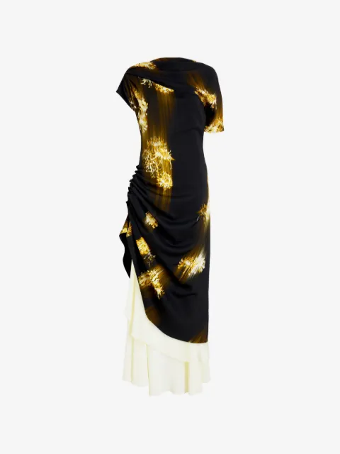 Proenza Schouler Vestido longo Antonella com estampa