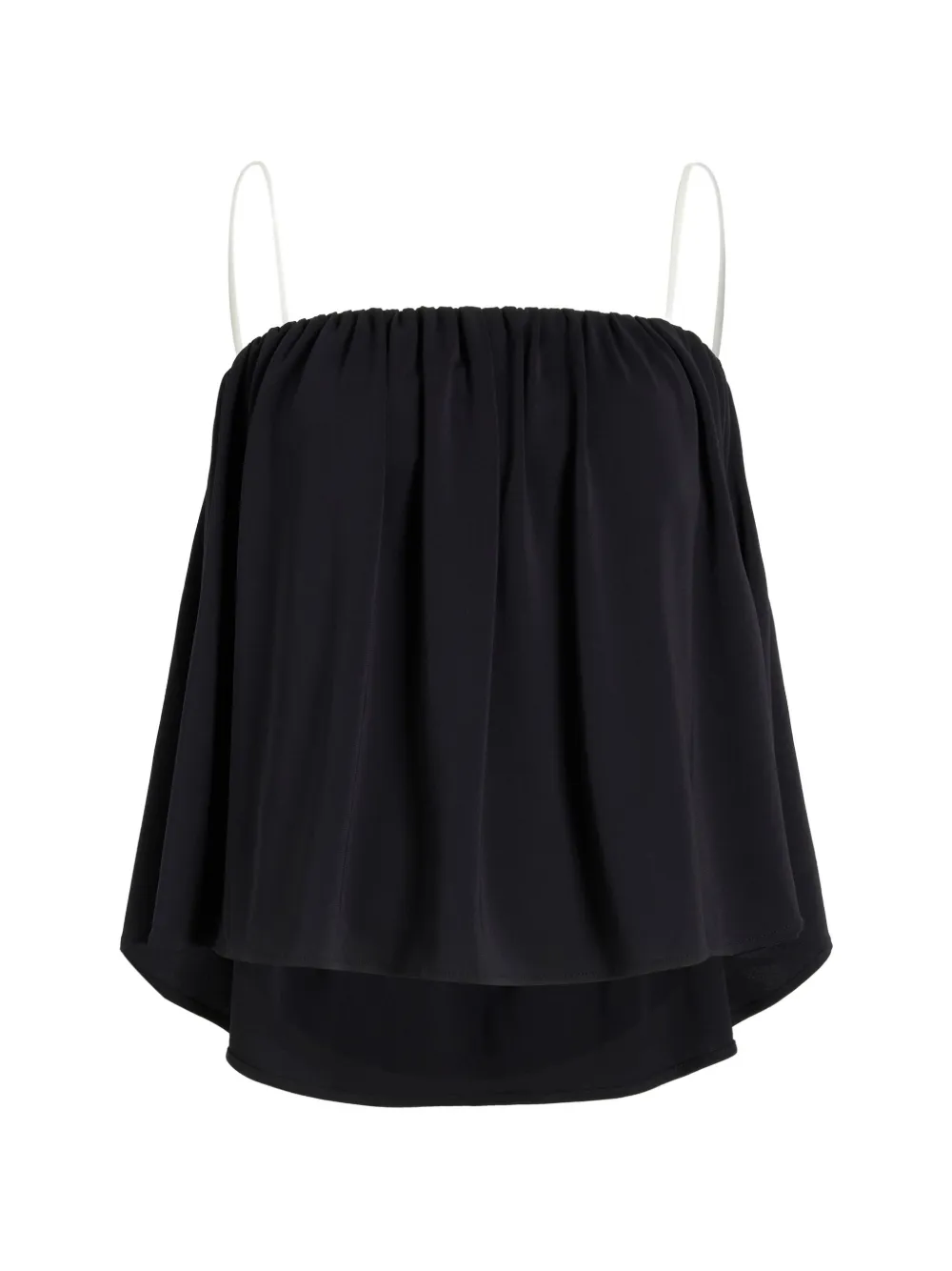 Proenza Schouler White Label Vanna gelaagde blouse Zwart