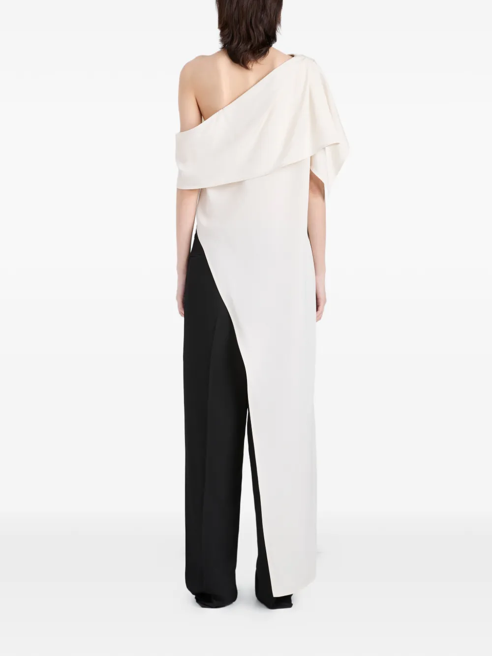 Proenza Schouler Haya asymmetrische top Beige