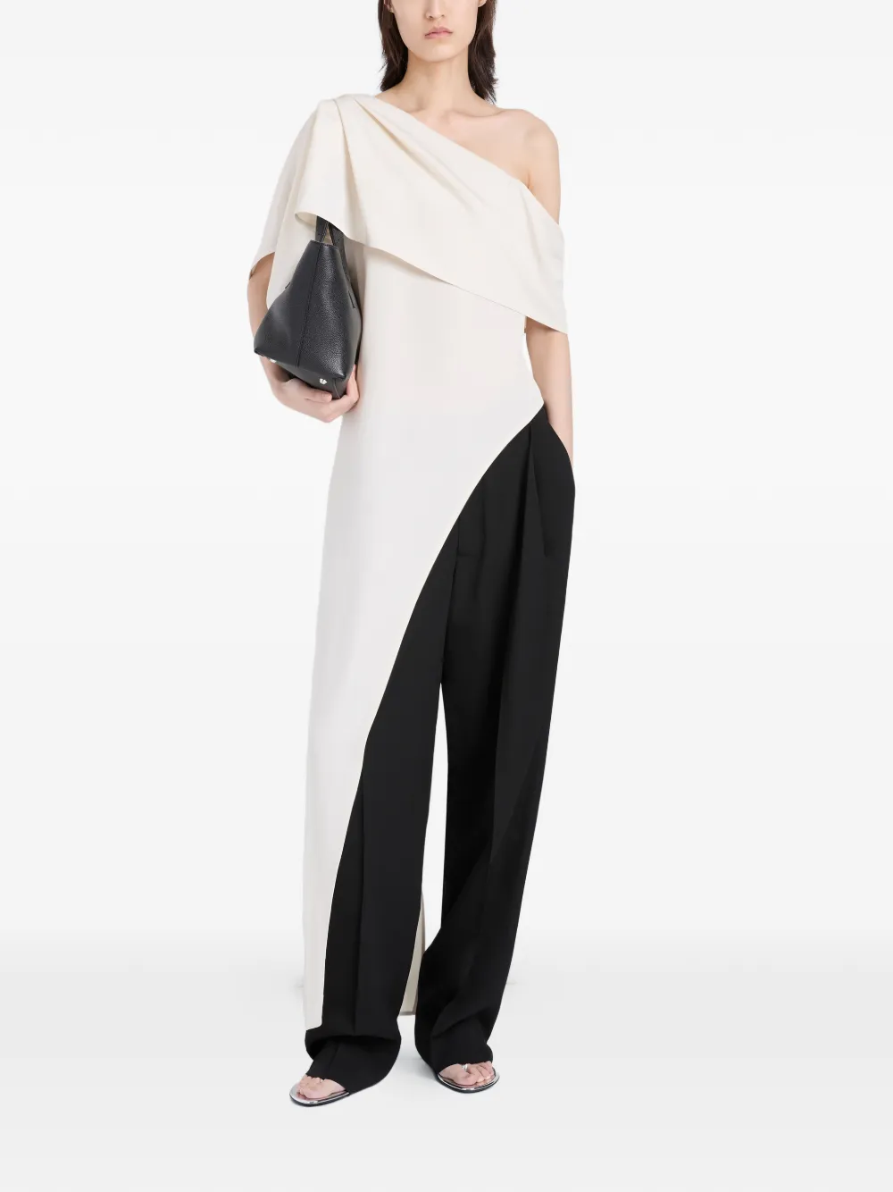  Proenza Schouler Haya One-shoulder Top - Neutrals 