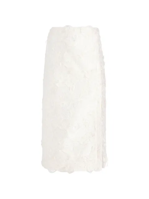 Proenza Schouler Dalma skirt in chrysanthemum float jacquard
