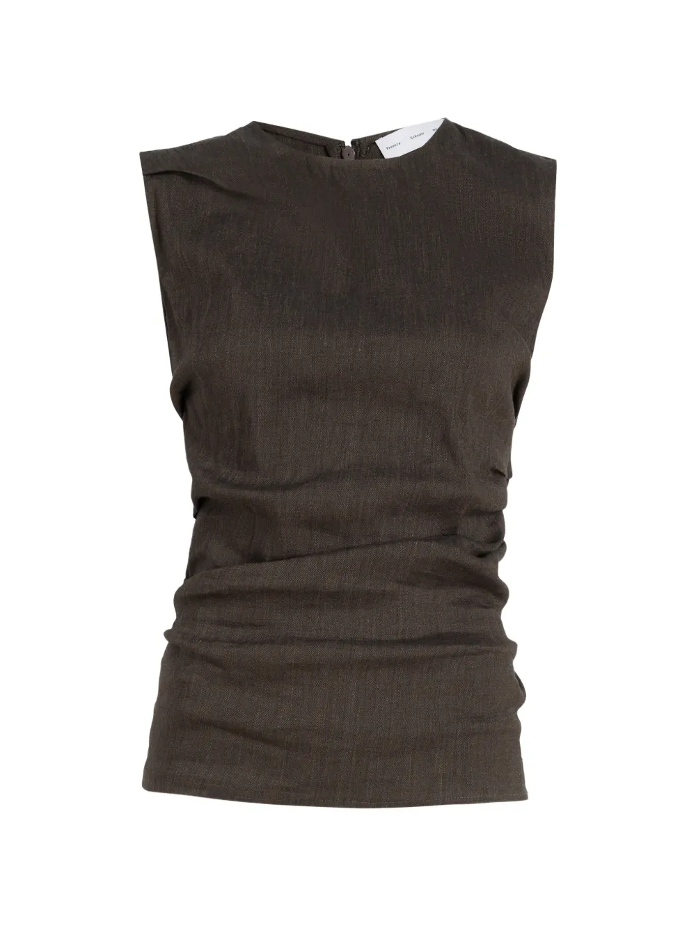 Proenza Schouler White Label Top Anoushka - Marrone