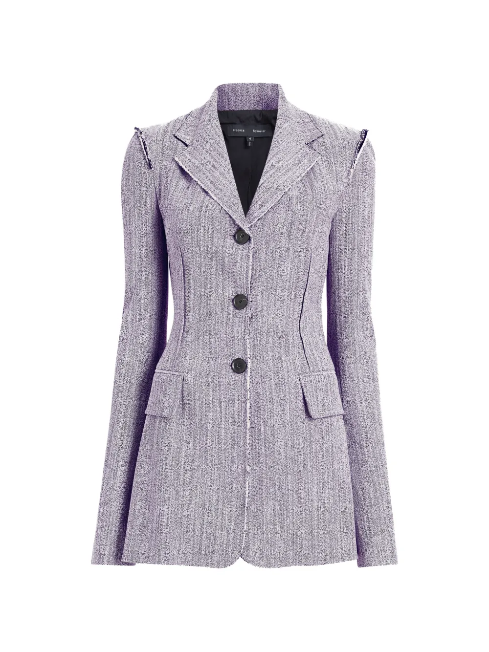 Proenza Schouler Lorenza frayed blazer - Violett