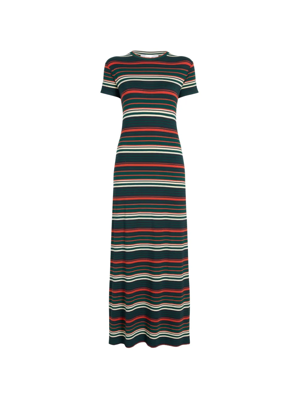 Proenza Schouler White Label Noelle gestreepte jersey maxi-jurk Groen