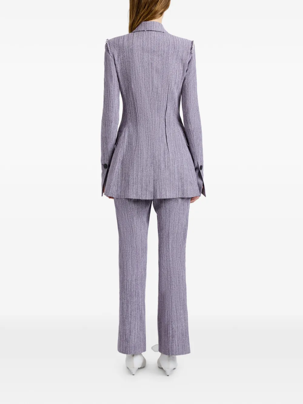 Proenza Schouler Lorenza flared broek Paars