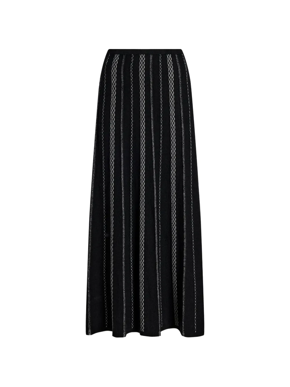 Proenza Schouler White Label Morena maxi-rok met textuur Zwart