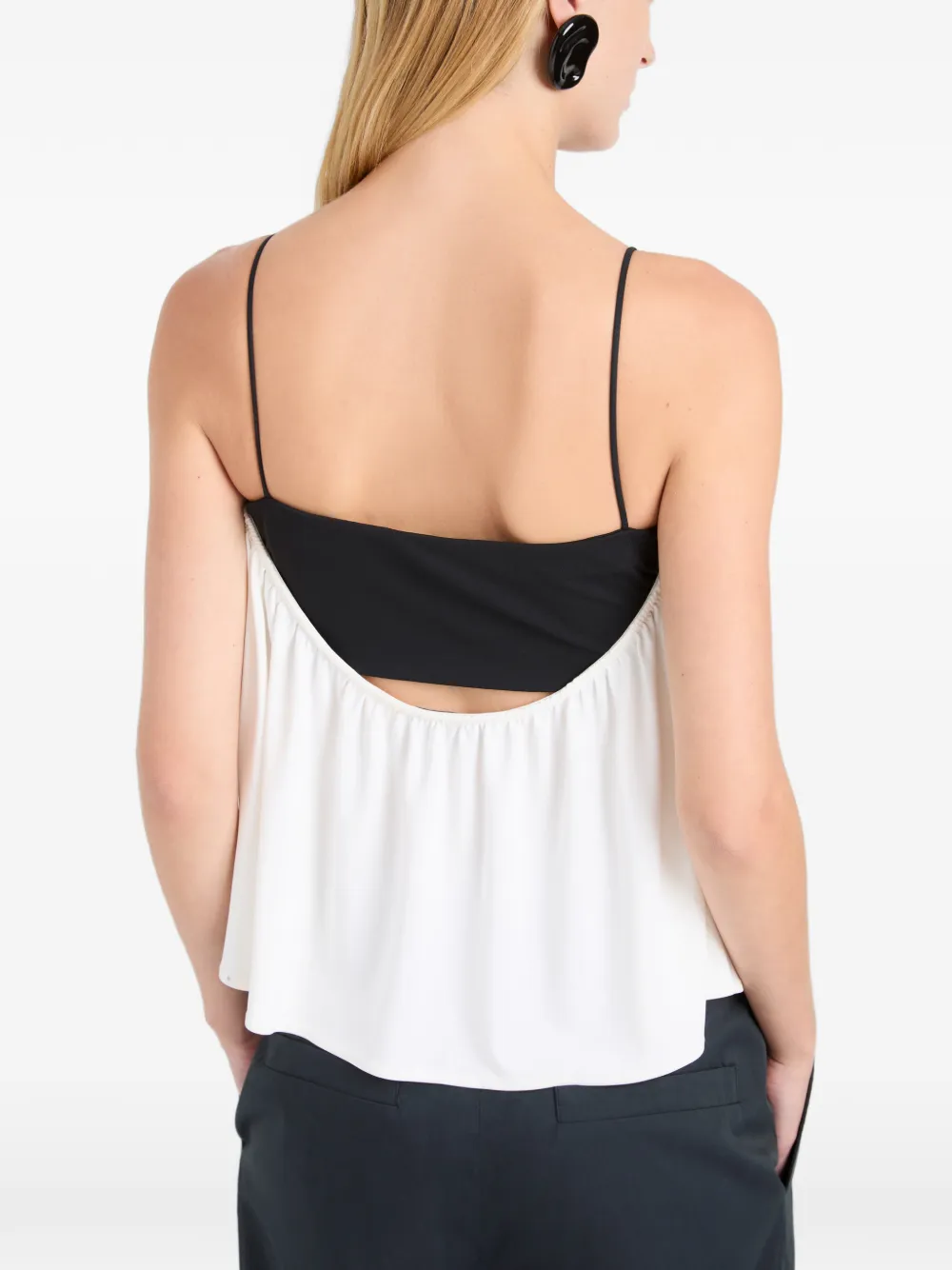 Proenza Schouler White Label Vanna blouse met gesmockt bandje Wit