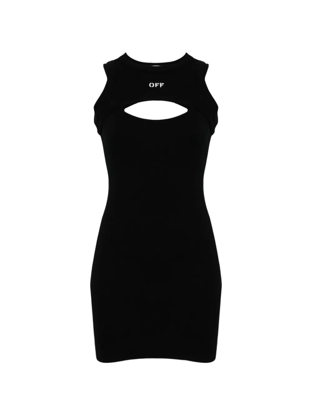 Off-White cutout dress - Nero