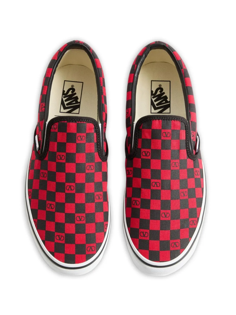 X Valentino Checked Sneakers